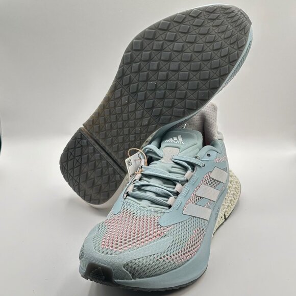 Men's Adidas 4DFWD Pulse Running Shoes Magic Grey Turbo GZ8623 Sz 11New - Picture 5 of 9